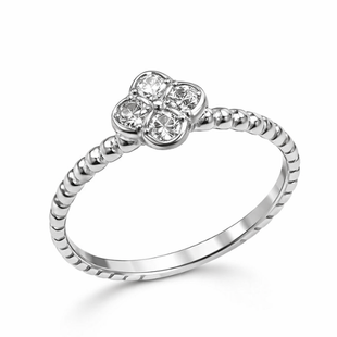 Кольцо серебряное фантазия с фианитами Silver Style 17.5 р. (10331.20 sku:2300103645749) 10331.20 фото
