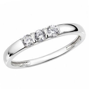 Каблучка срібна з фіанітами Silver Style 17.5 р. (10271.25 sku:2300104186999) 10271.25 фото