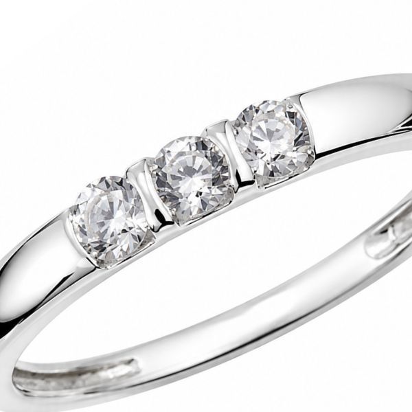 Каблучка срібна з фіанітами Silver Style 17.5 р. (10271.25 sku:2300104186999) 10271.25 фото