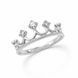 Каблучка срібна фантазія з фіанітами Silver Style 17.5 р. (10291.30 sku:2300102307365) 10291.30 фото 1