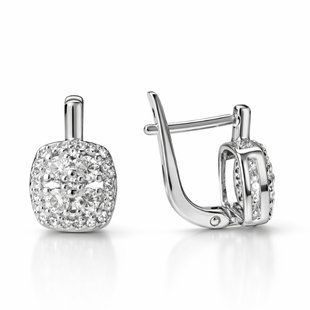 Серьги серебряные Фантазия с фианитами Silver Style (24271.20 sku:2300104237035) 24271.20 фото