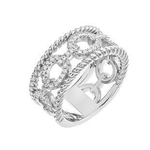 Кольцо серебряное фантазия с россыпью Silver Style 18 р. (D4159A0016 R14 sku:2300101124864) D4159A0016 R14 фото