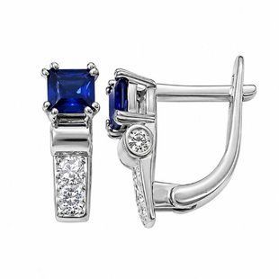 Серьги серебряные Фантазия с фианитами Silver Style (24065.44 sku:2300104113995) 24065.44 фото