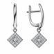 Серьги серебряные Фантазия с фианитами Silver Style (21731.10 sku:2300103215355) 21731.10 фото 2