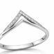 Каблучка срібна фантазія з фіанітами Silver Style 17.5 р. (10451.15 sku:2300102537861) 10451.15 фото 3