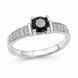 Кольцо серебряное фантазия с фианитами Silver Style 18 р. (10903.50 sku:2300104307530) 10903.50 фото 1