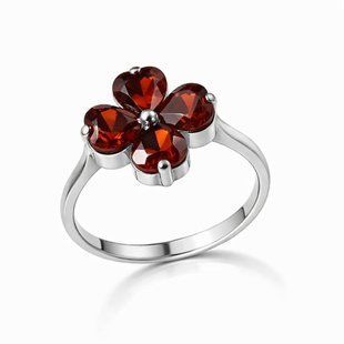 Кольцо серебряное фантазия с фианитами Silver Style 17.5 р. (119136.55 sku:2300104219703) 119136.55 фото