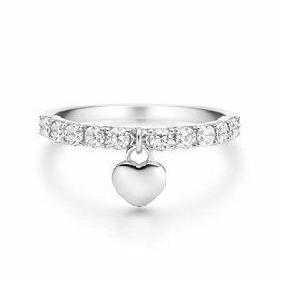 Кольцо серебряное фантазия с фианитами Silver Style 17.5 р. (11931.25 sku:2300104310158) 11931.25 фото