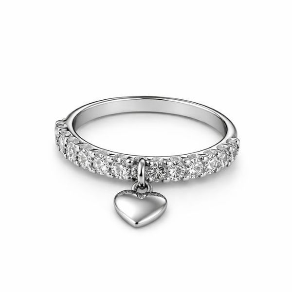 Кольцо серебряное фантазия с фианитами Silver Style 17.5 р. (11931.25 sku:2300104310158) 11931.25 фото