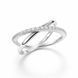 Кольцо серебряное фантазия с фианитами Silver Style 17.5 р. (10561.12 sku:2300103835119) 10561.12 фото 2