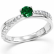 Кольцо серебряное фантазия с фианитами Silver Style 17.5 р. (10594.40 sku:2300103960118) 10594.40 фото 1