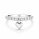 Кольцо серебряное фантазия с фианитами Silver Style 17.5 р. (11931.25 sku:2300104310158) 11931.25 фото 1