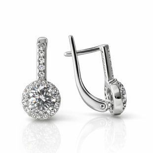 Серьги серебряные Фантазия с фианитами Silver Style (24561.50 sku:2300104023867) 24561.50 фото