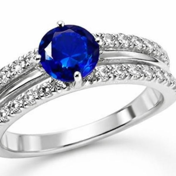 Кольцо серебряное фантазия с фианитами Silver Style 17.5 р. (10665.50 sku:2300103857555) 10665.50 фото