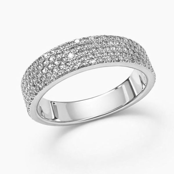 Каблучка срібна доріжка з фіанітами Silver Style 20 р. (11111.10 sku:2300102795179) 11111.10 фото