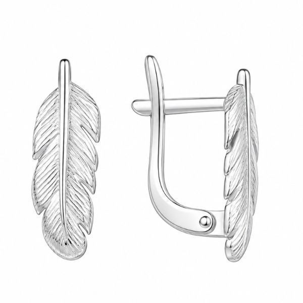 Серьги серебряные фантазия без камней Silver Style (25640.00 sku:2300104343477) 25640.00 фото