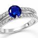 Кольцо серебряное фантазия с фианитами Silver Style 17.5 р. (10665.50 sku:2300103857555) 10665.50 фото 3