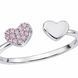 Каблучка срібна Серце з фіанітами Silver Style 17.5 р. (113312.10 sku:2300104410971) 113312.10 фото 3