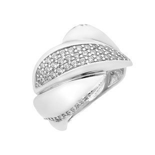 Кольцо серебряное фантазия с россыпью Silver Style 16 р. (КВ2847 sku:4443006104789) КВ2847 фото