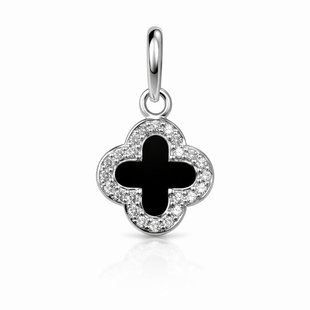 Подвес серебряный Клевер с эмалью Silver Style (418221.12 sku:2300104256449) 418221.12 фото