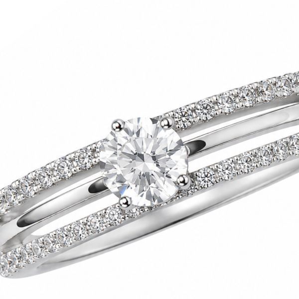 Кольцо серебряное с фианитами Silver Style 19 р. (10661.50 sku:2300102364924) 10661.50 фото