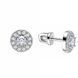 Серьги-пусеты (гвоздики) серебряные Фантазия с фианитом Silver Style (30771.30 sku:2300104317010) 30771.30 фото 2