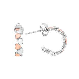 Серьги-пусеты (гвоздики) серебряные фантазия без камней Silver Style (D4158OR0034 RE sku:2300101078037) D4158OR0034 RE фото