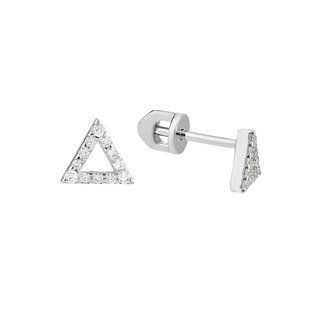 Серьги-пусеты (гвоздики) серебряные с россыпью Silver Style (30701.12 sku:2300103047147) 30701.12 фото