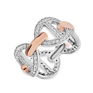 Кольцо серебряное фантазия с россыпью Silver Style 18 р. (D4019A0330 RE14 sku:2300101421536) D4019A0330 RE14 фото