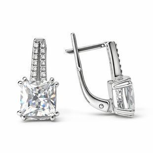 Серьги серебряные Фантазия с фианитами Silver Style (24631.66 sku:2300104189556) 24631.66 фото