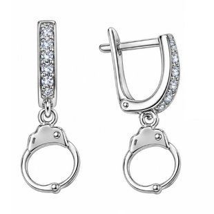 Серьги серебряные Фантазия с фианитами Silver Style (22971.15 sku:2300103422968) 22971.15 фото