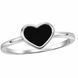 Каблучка срібна Серце з емаллю Silver Style 18 р. (111721.00 sku:2300104199418) 111721.00 фото 1