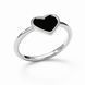 Каблучка срібна Серце з емаллю Silver Style 17 р. (111721.00 sku:2300103427833) 111721.00 фото 1