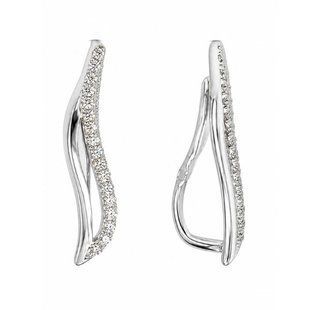 Серьги-каффы серебряные фантазия с фианитами Silver Style (25711.12 sku:2300104353735) 25711.12 фото