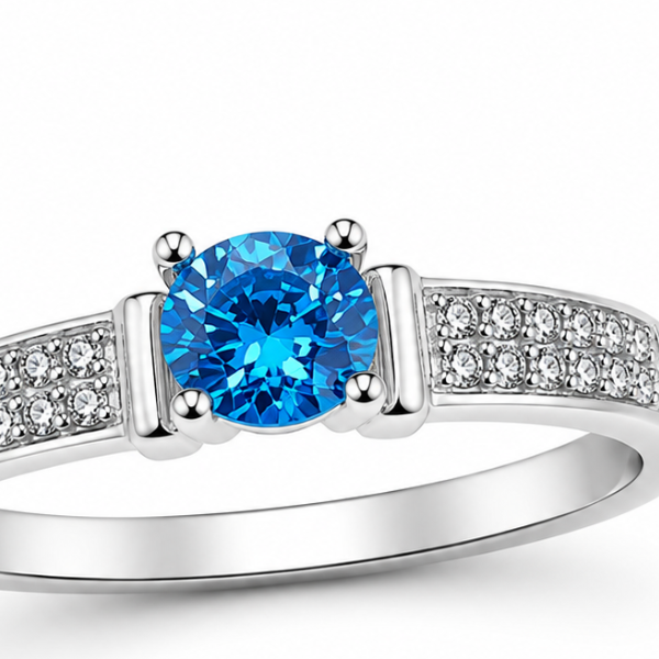 Каблучка срібна фантазія з фіанітами Silver Style 17.5 р. (10906.50 sku:2300103901715) 10906.50 фото