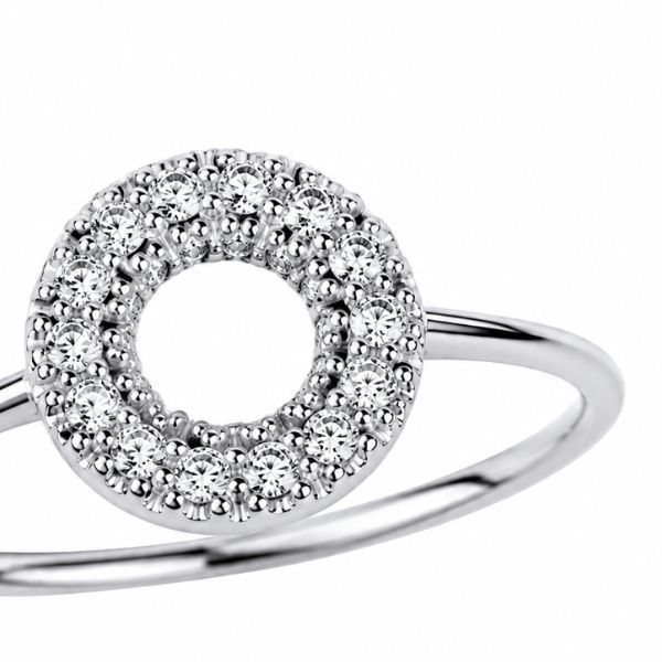 Кольцо серебряное фантазия с фианитами Silver Style 15 р. (11431.10 sku:2300103963348) 11431.10 фото