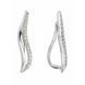 Серьги-каффы серебряные фантазия с фианитами Silver Style (25711.12 sku:2300104353735) 25711.12 фото 2