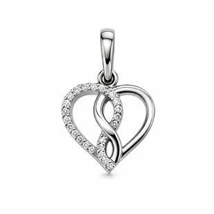 Подвес серебряный Сердце с фианитами Silver Style (40571.10 sku:2300103128860) 40571.10 фото