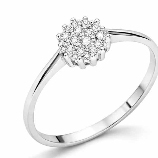 Каблучка срібна фантазія з фіанітами Silver Style 17 р. (11361.10 sku:2300103722785) 11361.10 фото