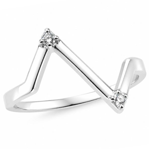 Каблучка срібна фантазія з фіанітами Silver Style 18 р. (10311.15 sku:2300104307837) 10311.15 фото