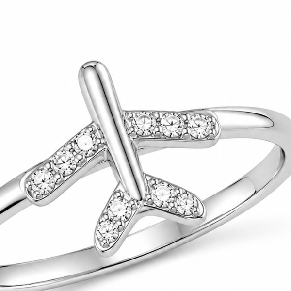 Кольцо серебряное фантазия с фианитами Silver Style 17.5 р. (11511.12 sku:2300103835997) 11511.12 фото