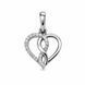 Підвіска срібна Серце з фіанітами Silver Style (40571.10 sku:2300102451709) 40571.10 фото 2