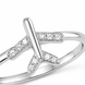 Кольцо серебряное фантазия с фианитами Silver Style 17.5 р. (11511.12 sku:2300103835997) 11511.12 фото 2