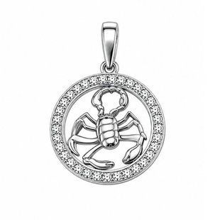 Подвес серебряный Зодиак с фианитами Silver Style (43131.10 sku:2300104371234) 43131.10 фото