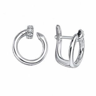 Серьги серебряные Фантазия с фианитами Silver Style (25751.09 sku:2300104353452) 25751.09 фото