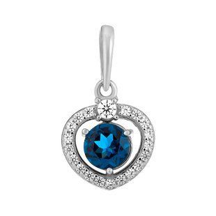 Подвес серебряный Сердце с фианитами Silver Style (40196.60 sku:2300102491989) 40196.60 фото