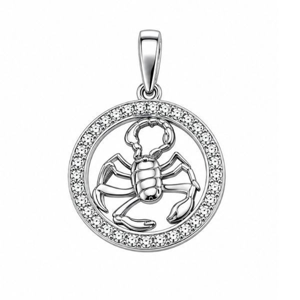 Підвіска срібна Зодіак з фіанітами Silver Style (43131.10 sku:2300104371234) 43131.10 фото