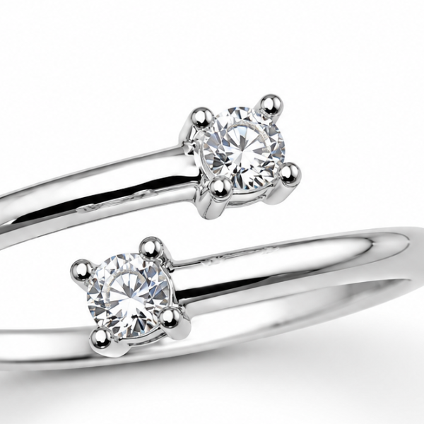 Каблучка срібна фантазія з фіанітами Silver Style 17 р. (11671.30 sku:2300103899234) 11671.30 фото