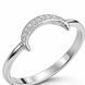 Кольцо серебряное Лунница с фианитами Silver Style 17.5 р. (11411.10 sku:2300104066994) 11411.10 фото 3