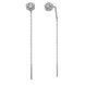 Серьги-протяжки серебряные с фианитами Silver Style (32751.30 sku:2300103704927) 32751.30 фото 1